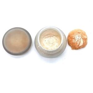 Vintage Germaine Monteil Cosmetics Act-Vita‎ Transparent Powder Pink 3 oz Puff